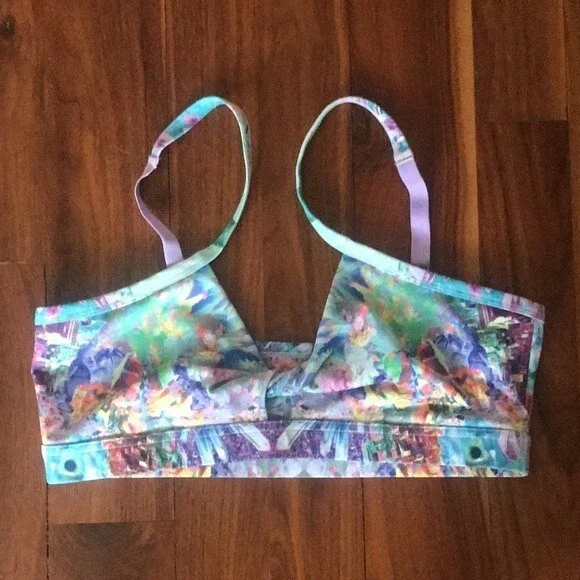 BlackMilk Sports Bra Top Crystals Pattern sz L - Picture 16 of 16